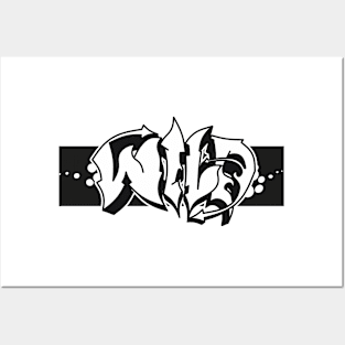 Wild grafitti t-shirt design Posters and Art